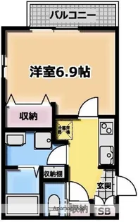 HOUSEKUL IS2【3階】の間取り