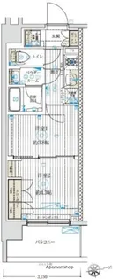 ブライズ中野哲学堂【7階】の間取り