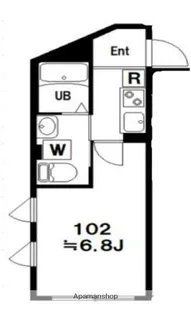 BLOOM TOWER NISHISHINJUKU【1階】の間取り