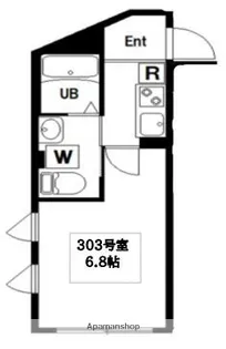 BLOOM TOWER NISHISHINJUKU【3階】の間取り