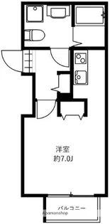 PARK SQUARE 荻窪【1階】の間取り