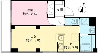 グランドグレース神楽坂【202号室号室】の間取り