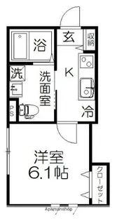 CASA.KELL【1階】の間取り