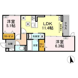 (仮称)徳丸7丁目PJ【1階】の間取り