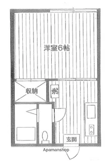 フォーブル松庵【103号室】の間取り