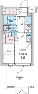 デュオメゾン西新宿【3階】の間取り