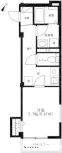 メゾンフォーシーズンズ【4階】の間取り