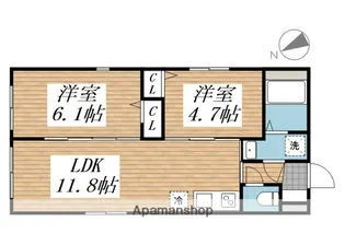 CREAL高田馬場Ⅲ【3階】の間取り