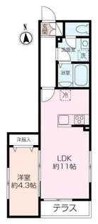 仮称ALTIRA池袋本町【1階】の間取り