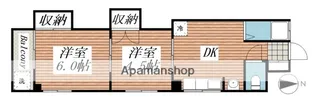 丹羽マンション【4階】の間取り