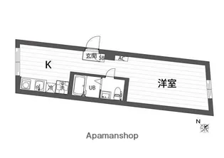 REMU千川【1階】の間取り