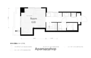 リレント新宿【12階】の間取り