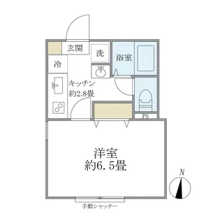 カレラコート大山【1階】の間取り