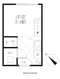 ハーモニーテラス千川【2階】の間取り