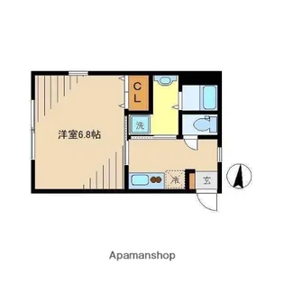 VAN−VEAL中野南台【3階】の間取り