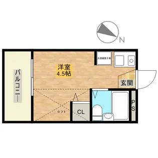 ルミナス西新宿【206号室号室】の間取り