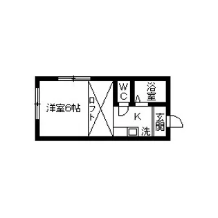 サニーコート【2階】の間取り