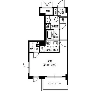 アゼリアテラス新宿【5階】の間取り