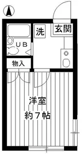フラワーハウス【2階】の間取り