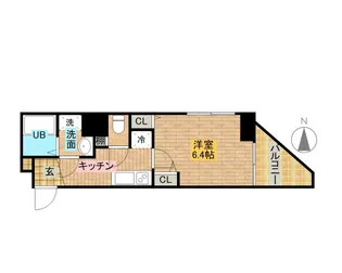 DELCCS西池袋【11階】の間取り