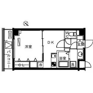 メインステージときわ台Ⅱ【505号室号室】の間取り