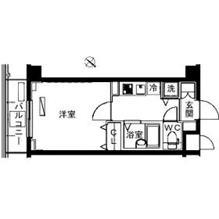 メインステージときわ台Ⅱ【203号室号室】の間取り