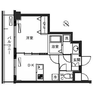 メインステージときわ台Ⅱ【6階】の間取り