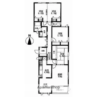 T’S GARDEN中野新井薬師前【2階】の間取り