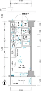 ヴェルト板橋【2階】の間取り