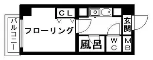 エクセリア浜田山【8階】の間取り