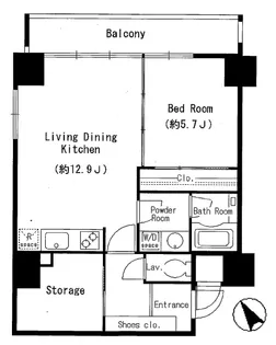メゾン YFT【2階】の間取り