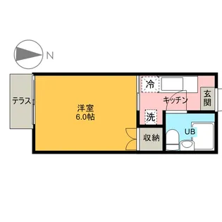 ベルゾーネ21【1階】の間取り
