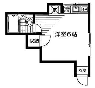 バルビ阿佐谷【2階】の間取り