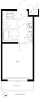 ルーブル武蔵小山弐番館【2階】の間取り