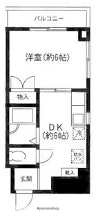 ロイヤルコスモ【2階】の間取り