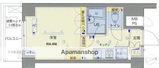 ベルグレードM【7階】の間取り