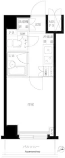 ルーブル東蒲田【10階】の間取り
