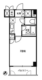 ルーブル目黒洗足【3階】の間取り