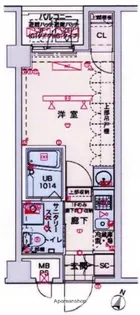 ブライズ大森東【2階】の間取り