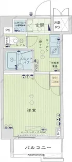 ルーブル多摩川弐番館【1階】の間取り