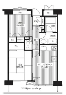 ステラメゾン武蔵小山【1階】の間取り