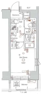 グラントゥルース大森RISE【903号室】の間取り