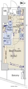 ブライズ大森東ドゥエ【6階】の間取り