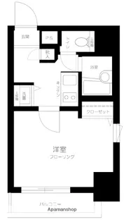 1Kの間取り画像