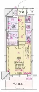 パレステュディオ目黒東【4階】の間取り