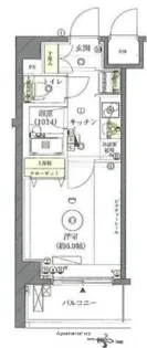クレイシア矢口【2階】の間取り