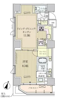 パークアクシス赤坂見附【3階】の間取り