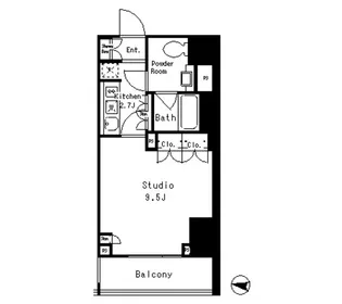 MFPRコート目黒南【4階】の間取り