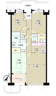 3LDKの間取り画像