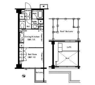 パークアクシス目黒本町【5階】の間取り